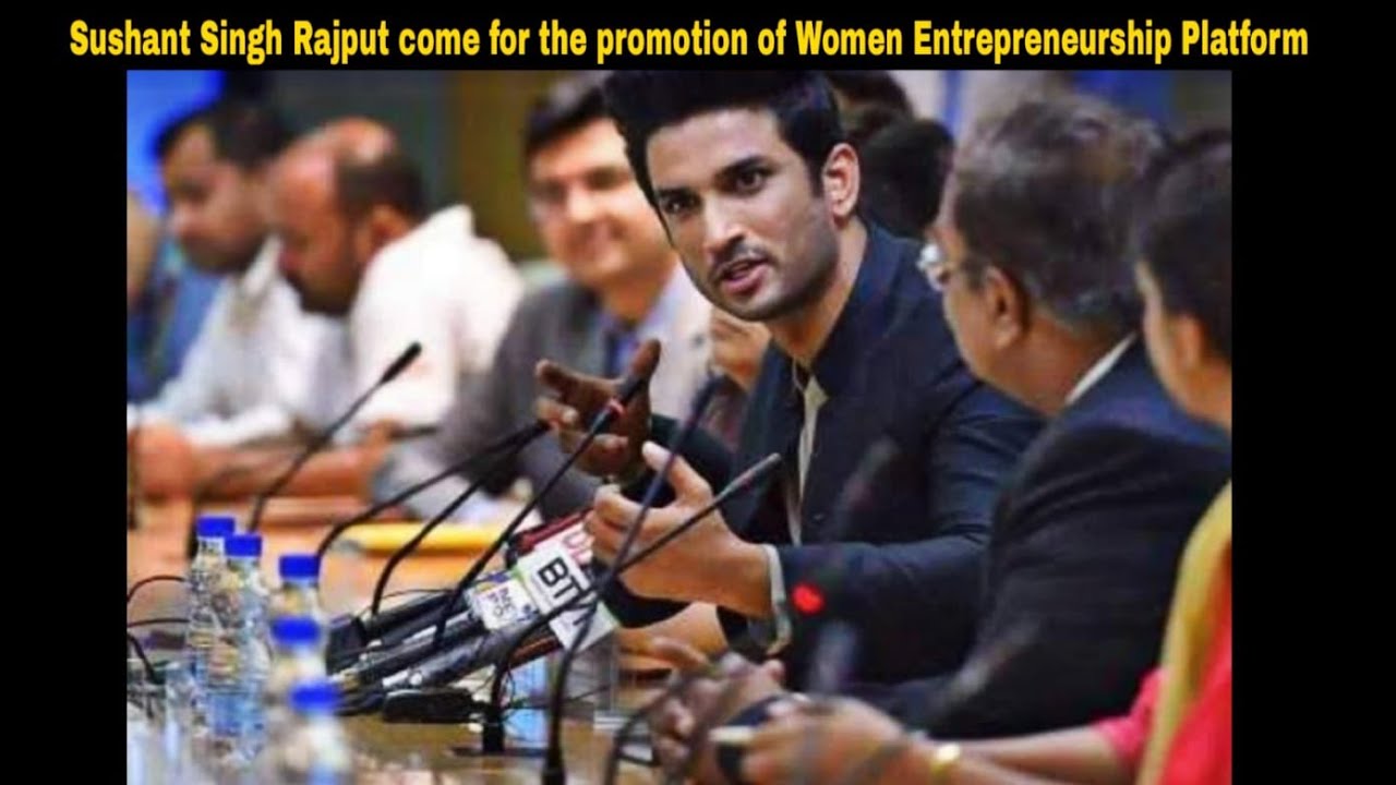 NITI Aayog & Sushant Singh Rajput come together for the promotion of Women Entrepreneurship Platform