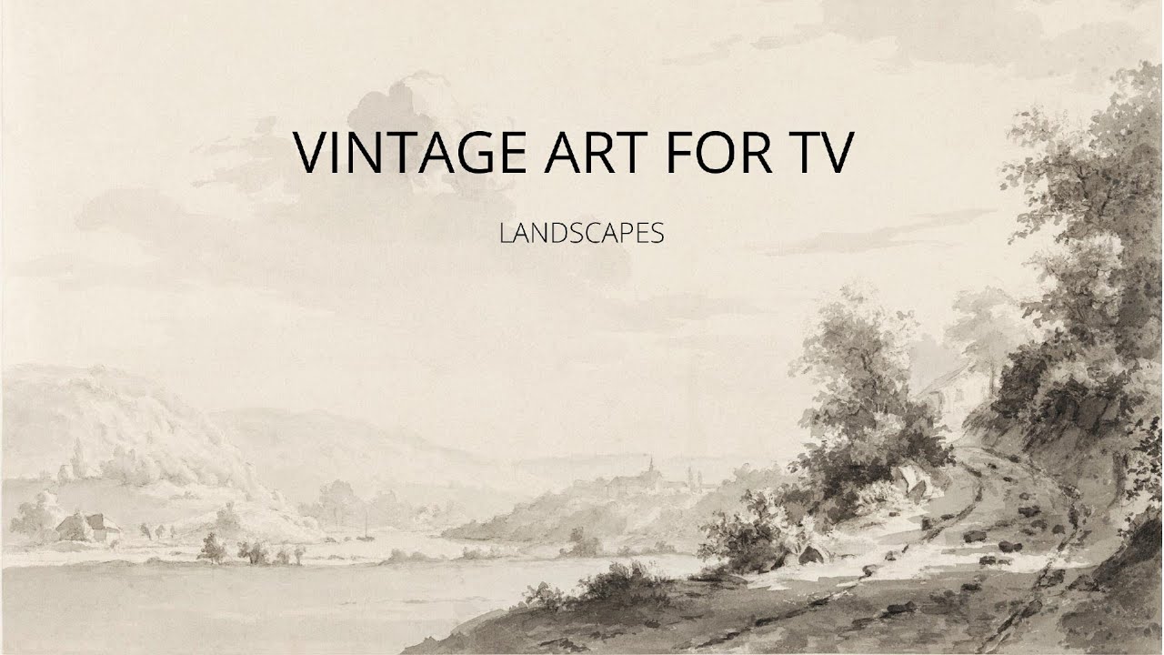 Vintage Art TV Slideshow |TV Art | 4K Art for 1HR