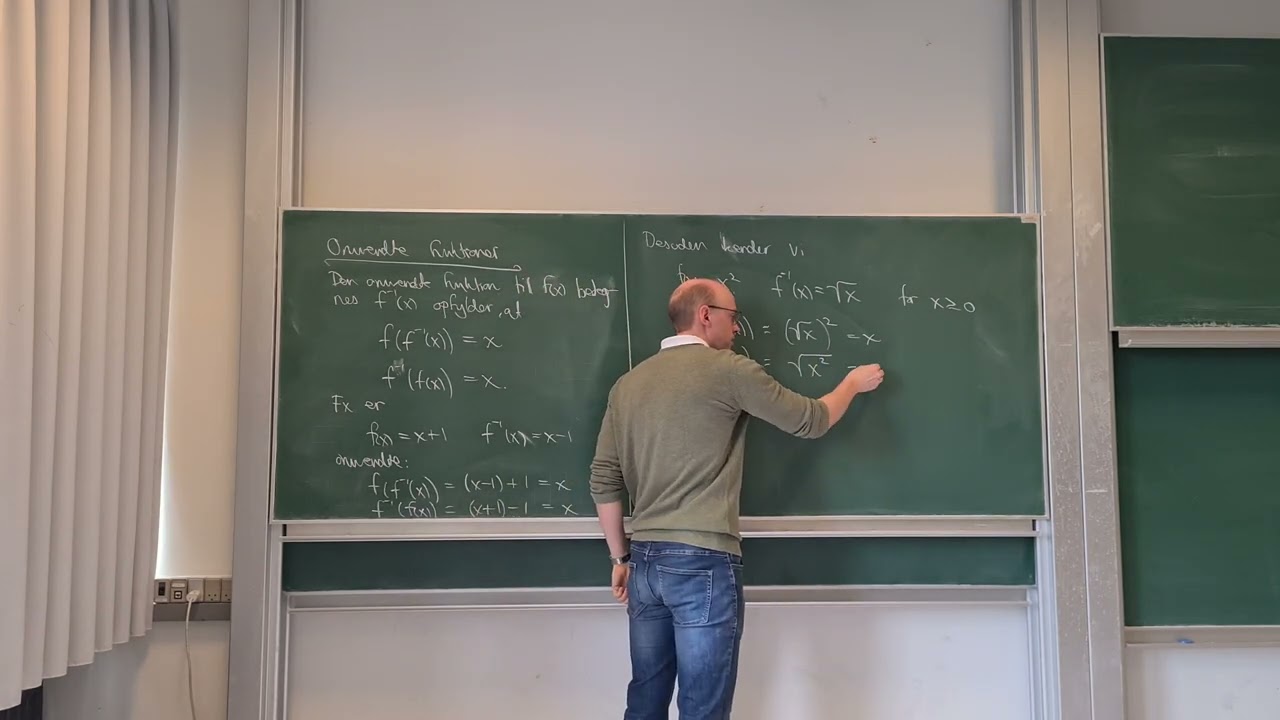 Omvendte funktioner - intro