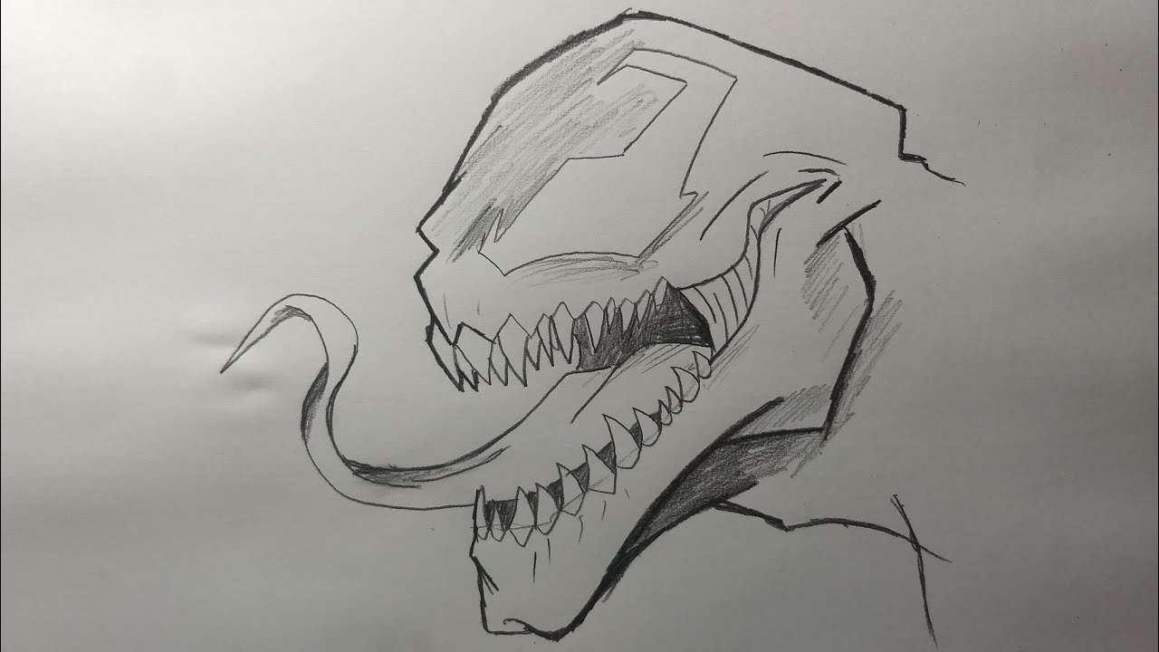 Como desenhar o Venom passo a passo