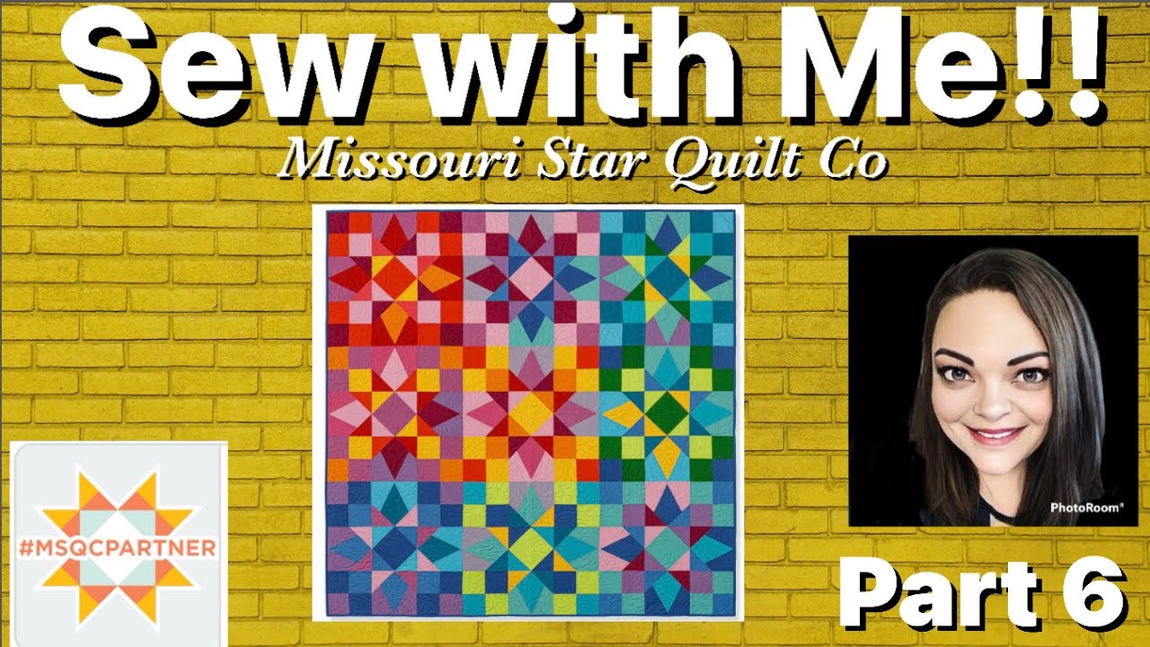 Sew with me! Winter Stardust from Missouri Star Quilt Co - Part 6