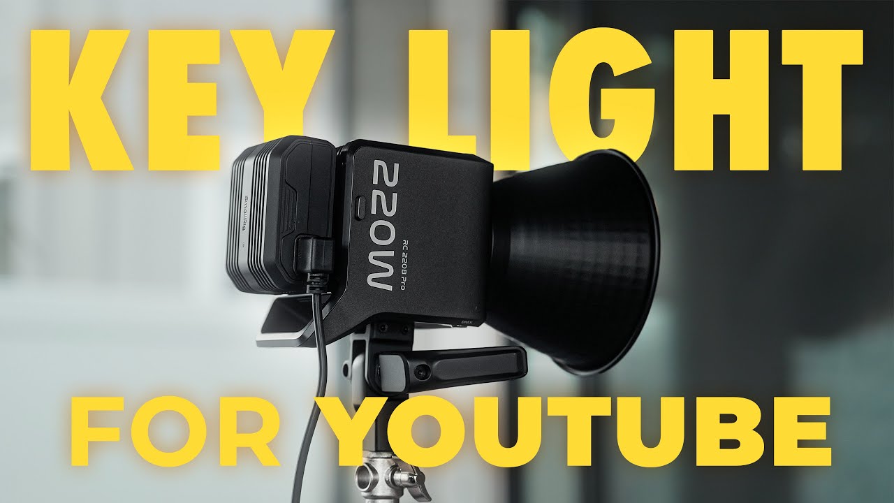 Ingenious Budget KEY LIGHT for YouTube! | SmallRig RC 220B Pro