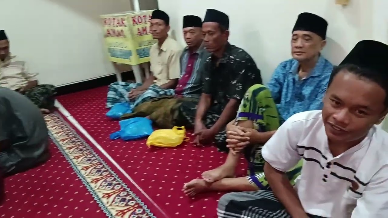 Penutupan sementara pengajian rutin PRNU di masjid JA'FAR SHODIQ Pandean! Pulo #KH_ABDUL_BASIT