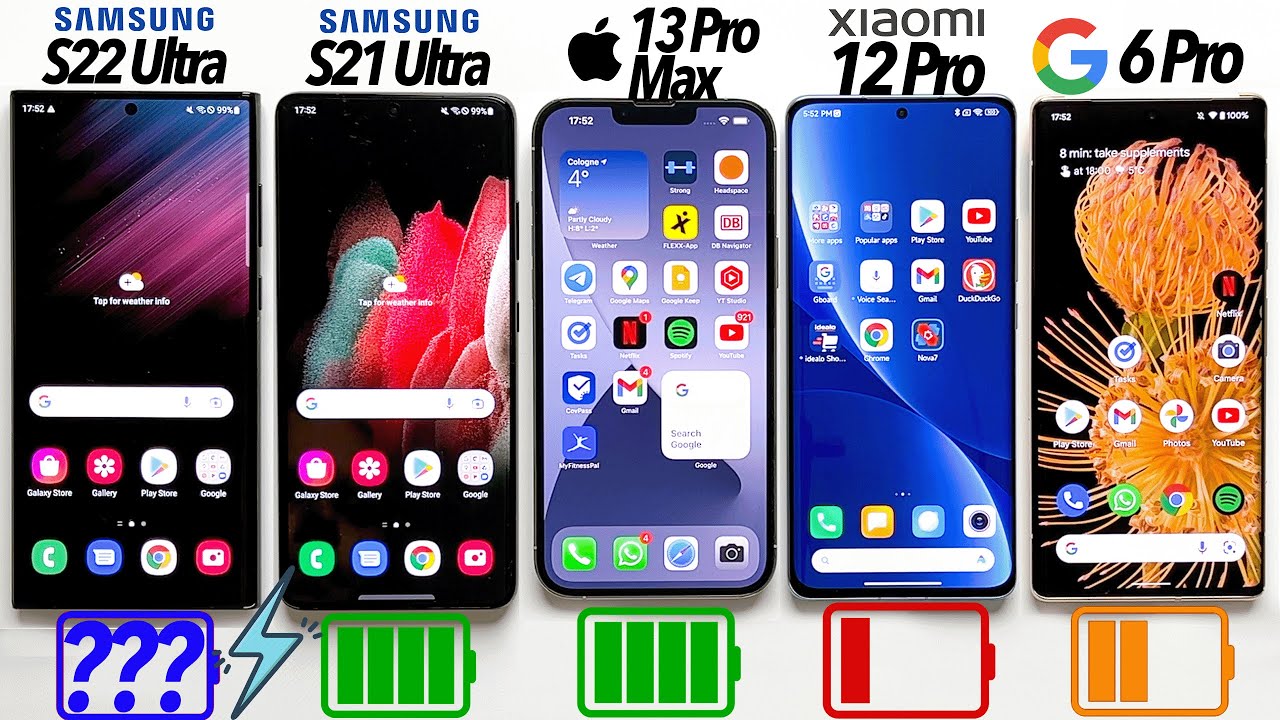 Samsung Galaxy S22 Ultra ULTIMATE Battery & Charging Test!