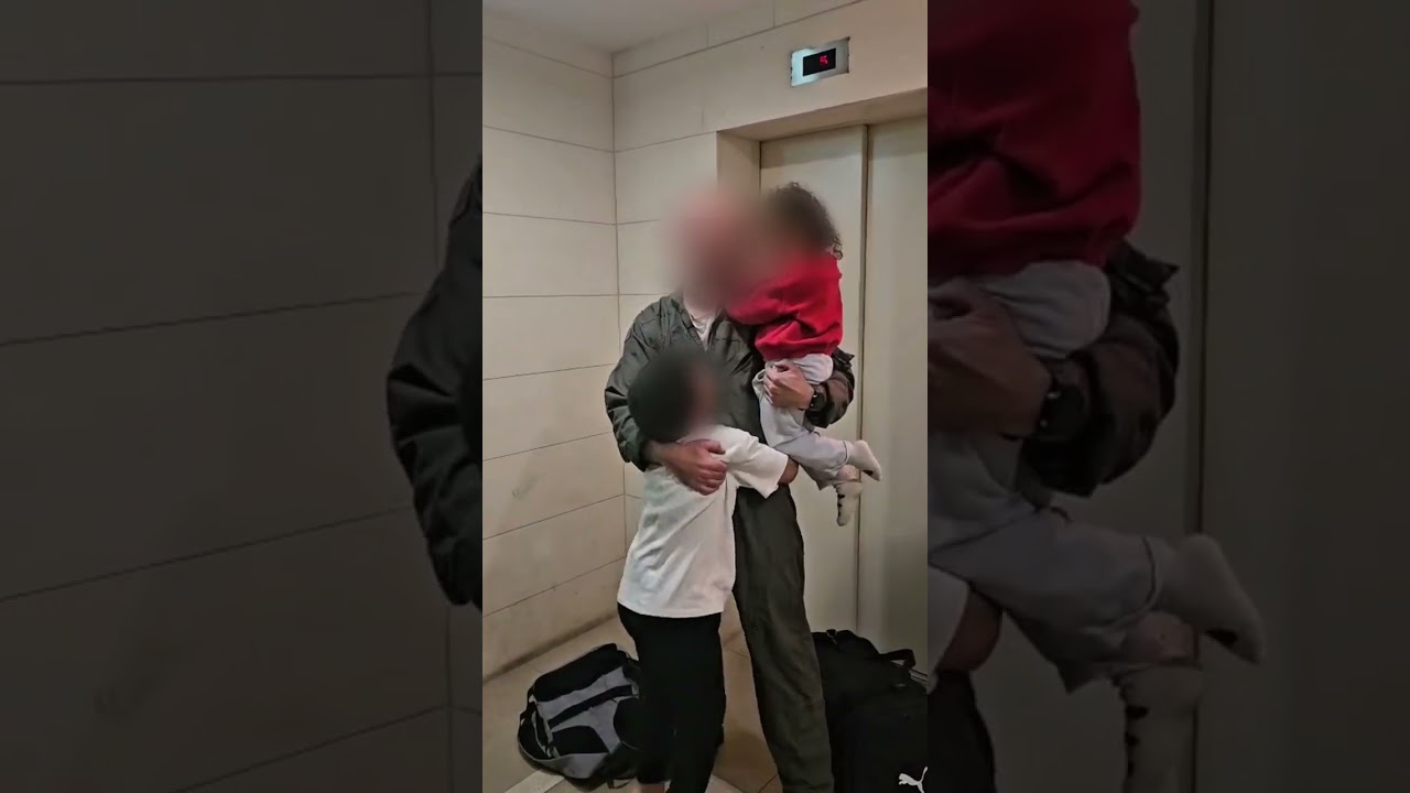Israeli Air Force Pilot Reunites With His Children