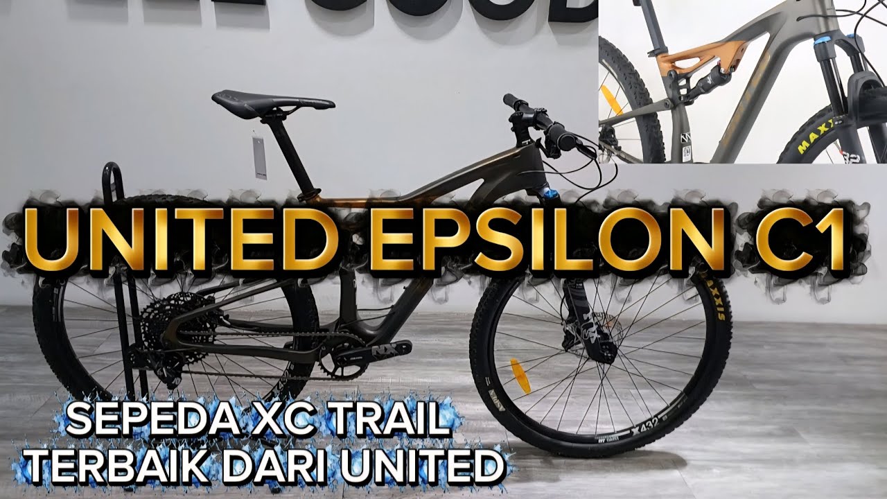 UNITED EPSILON C1 || SEPEDA XC TRAIL PREMIUM MENGGUNAKAN FRAME KARBON