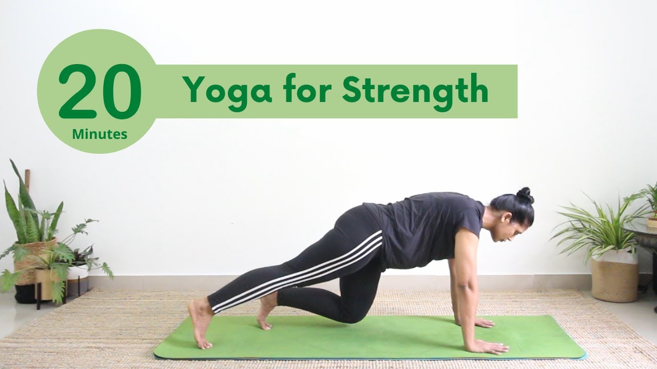20 Minutes Yoga For Strength | Full Body Yoga Practice | Yoga With Archana Alur | Morning Yoga