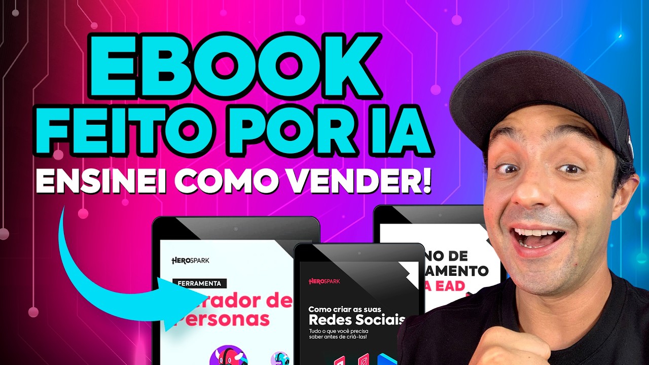 Como vender ebook feito por IA: 3 estratégias simples + Passo a passo detalhado na HeroSpark