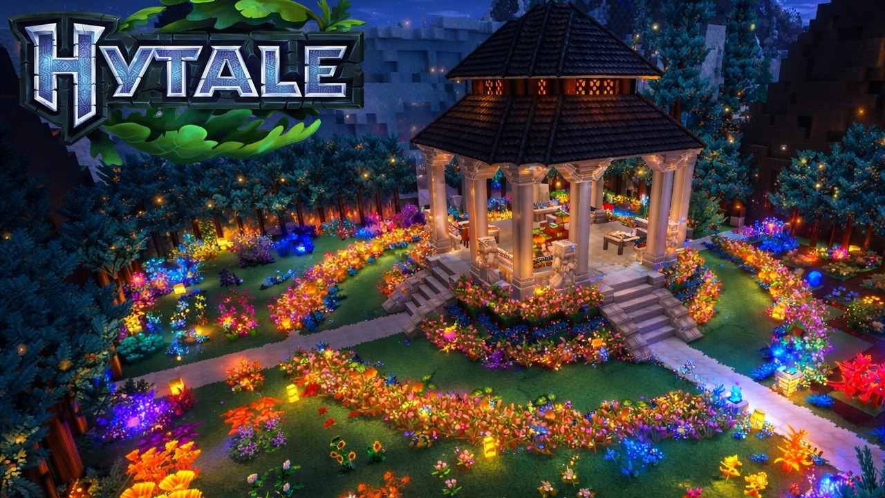 Construimos Una GLORIETA Medieval HYTALE (time lapse) Wsao Ep 8 Construcciones