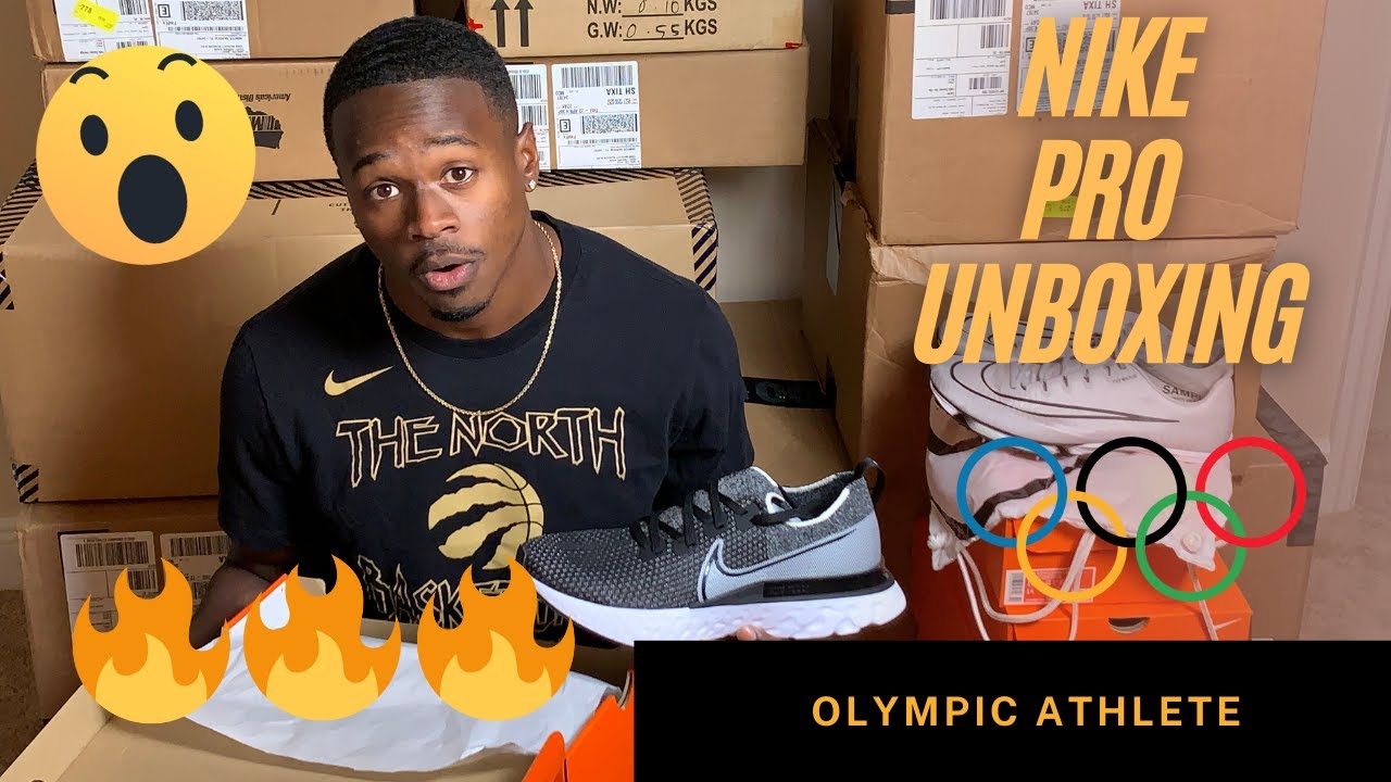 BIG Nike Pro Unboxing || 2021 Track & Field Spring Kit || Aaron Kingsley Brown