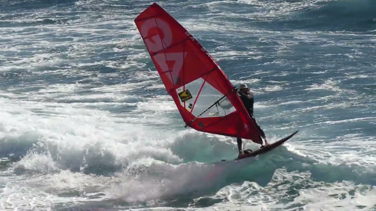 Windsurfing: Thomas Traversa at Coudouliere, Six Fours, France