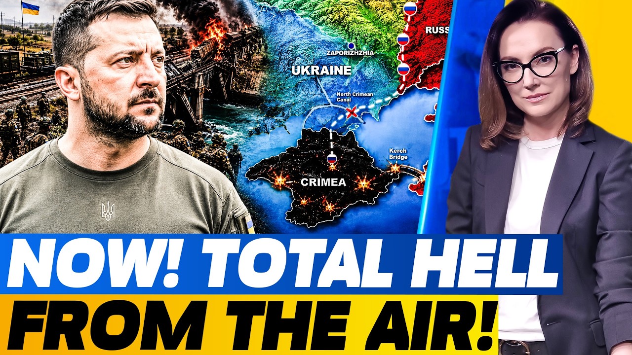 ⚡️MOMENTS AGO! CRIMEA FINALLY CUT OFF THE LAND! ALL FLOODED IN SECONDS! RUSSIANS FATALLY PARALYZED!