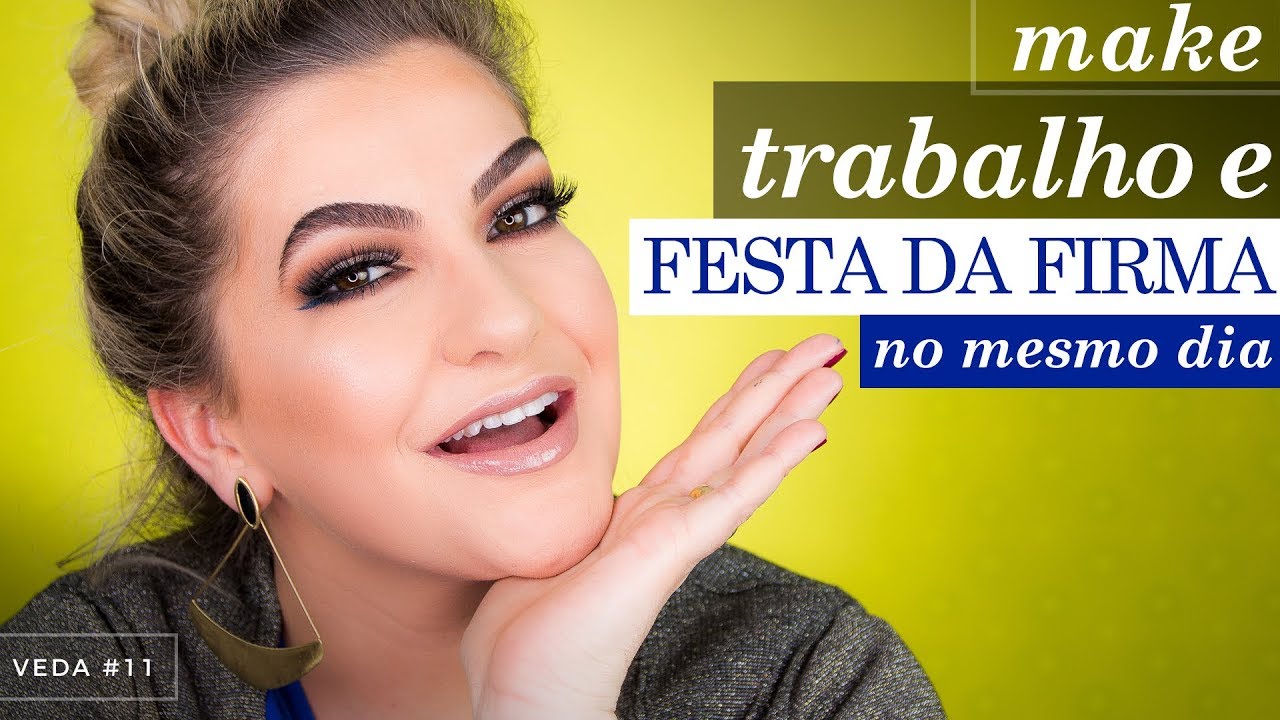 COMO FAZER A MAKE NO TRABALHO PARA A FESTA DA FIRMA | VEDA #11 ALICE SALAZAR