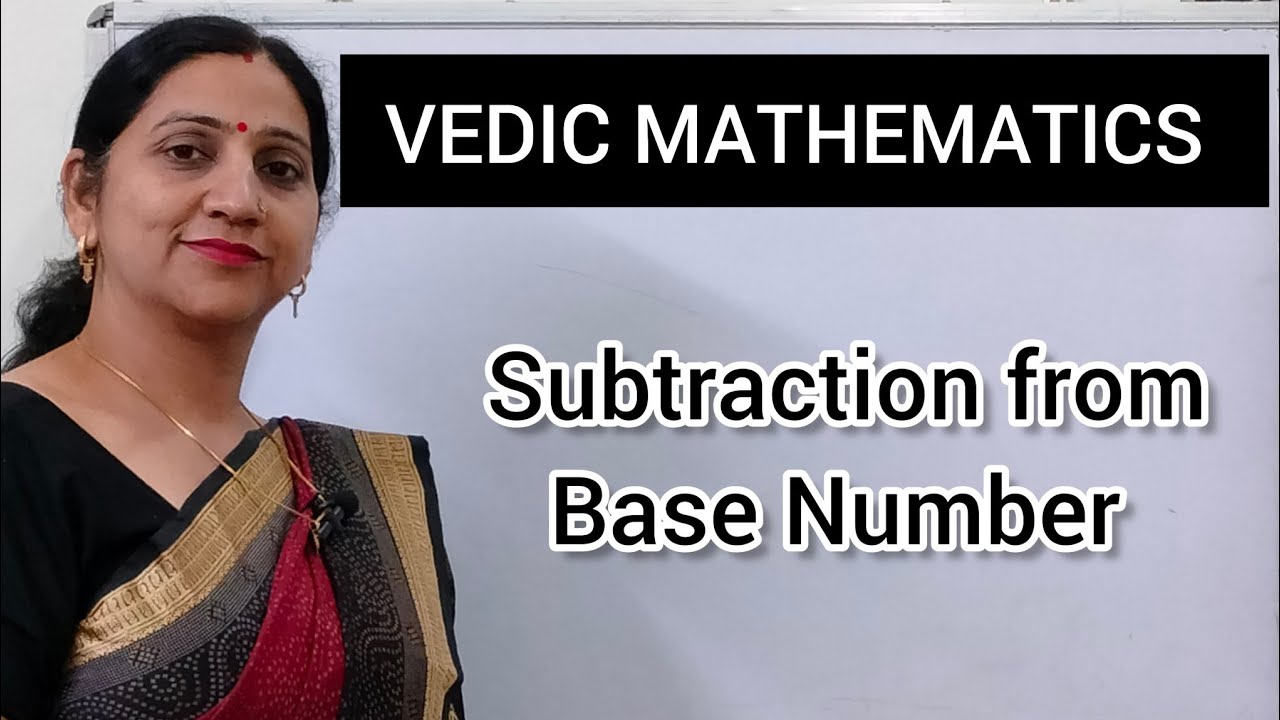 Vedic Maths |  Subtraction Nikhilam Method | Subtraction from Base number