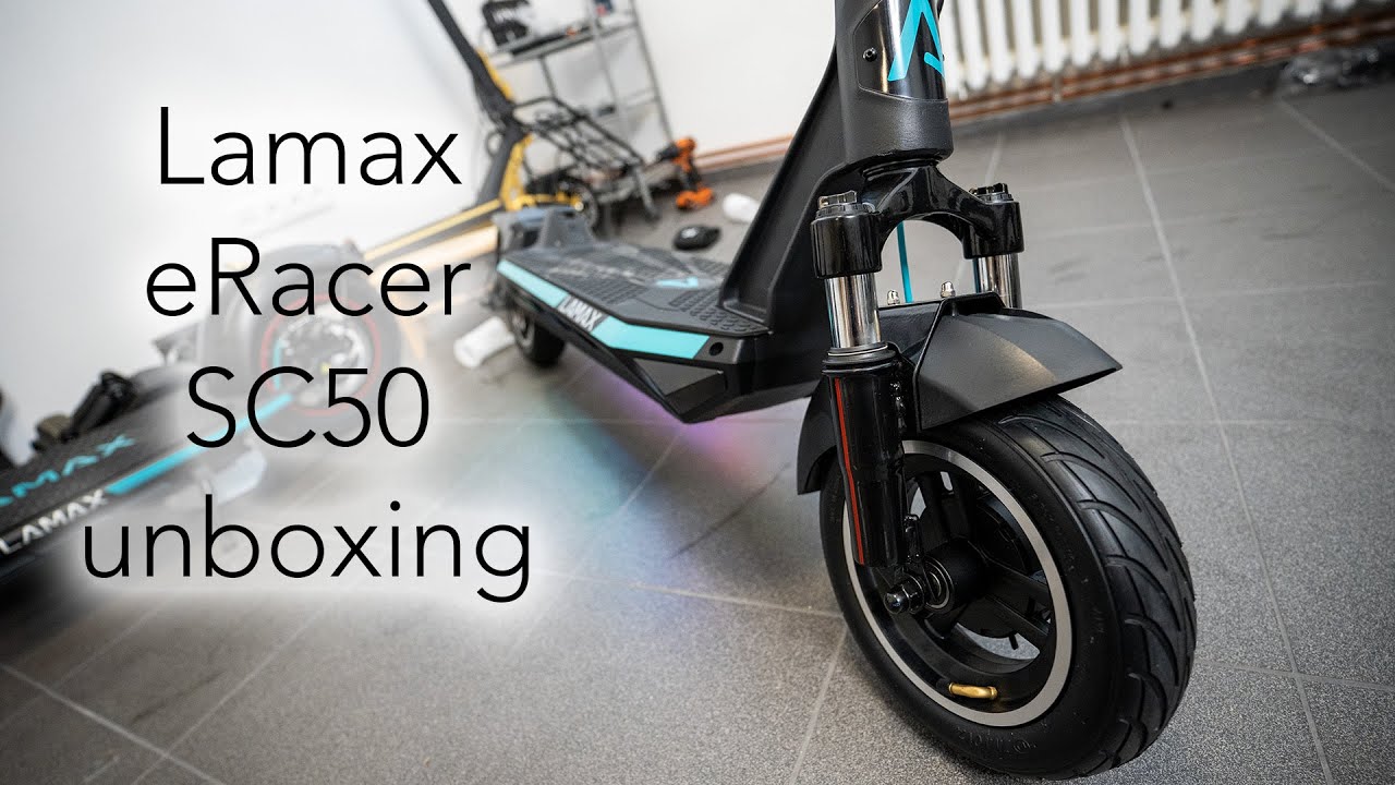 Lamax eRacer SC50 - výkon a pohodlíčko 💪. Unboxing 📦