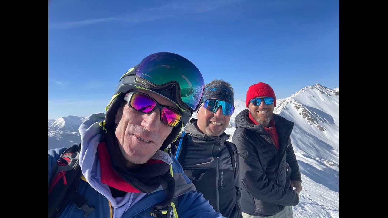 Freeride Les Orres 3000 M - Cote Ronde - Silhourais 17/02/24 - Retour Des Anciens