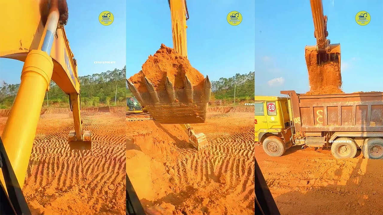 How To Excavators Load Soil Onto Trucks Professionally P1596