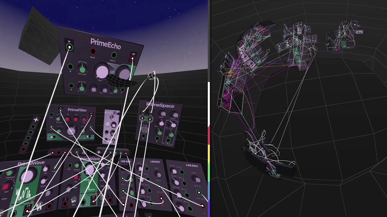 Making beats with SynthVR!