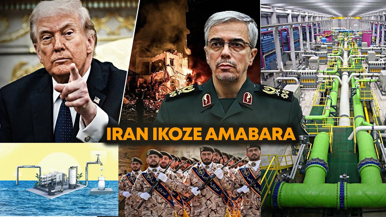 Iran itangiye gukora ibyahanuwe irashe Water  desalination plant,Trump asubije kubu Rusiya bufasha