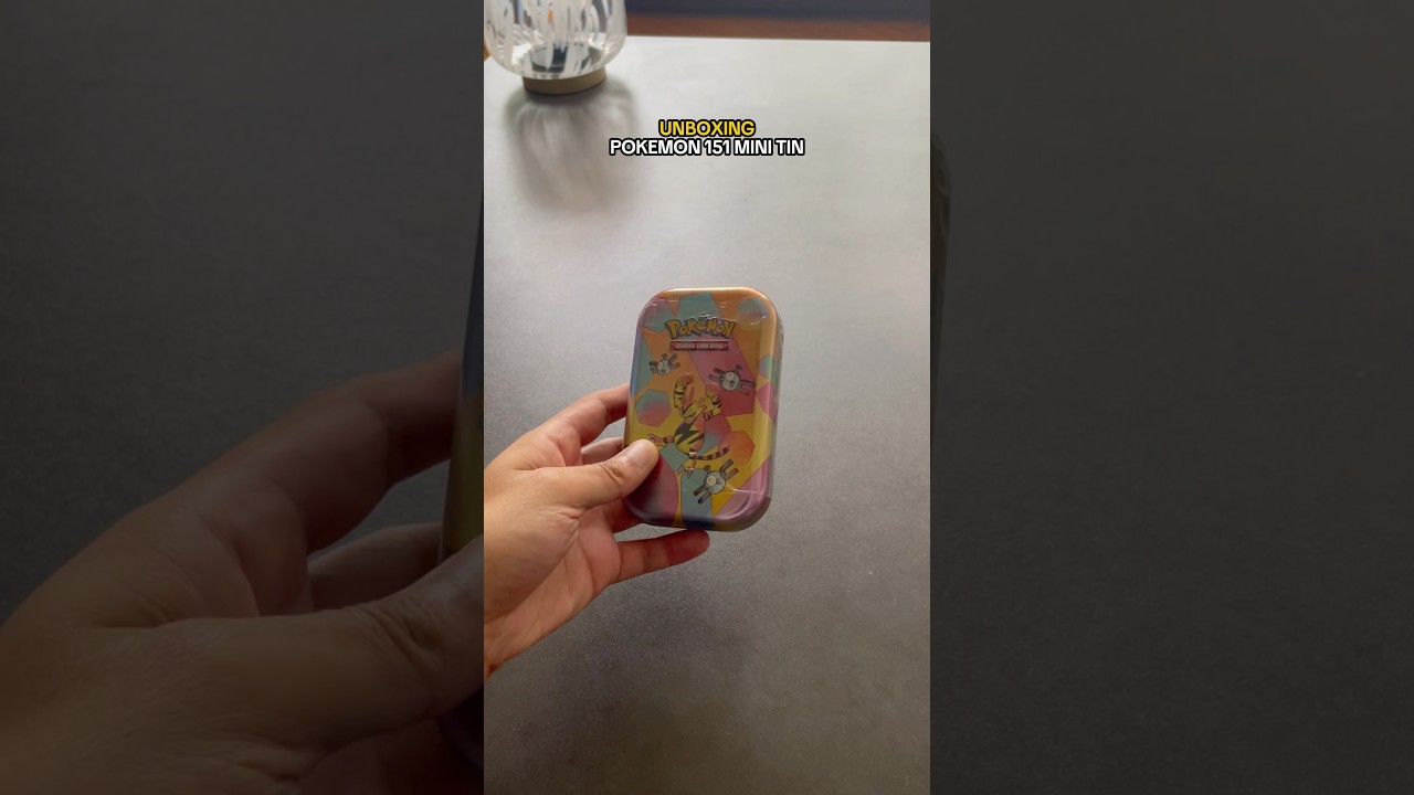 Pokemon 151 min tin unboxing🎁 Everyday 1 unboxing/pack opening vid📺