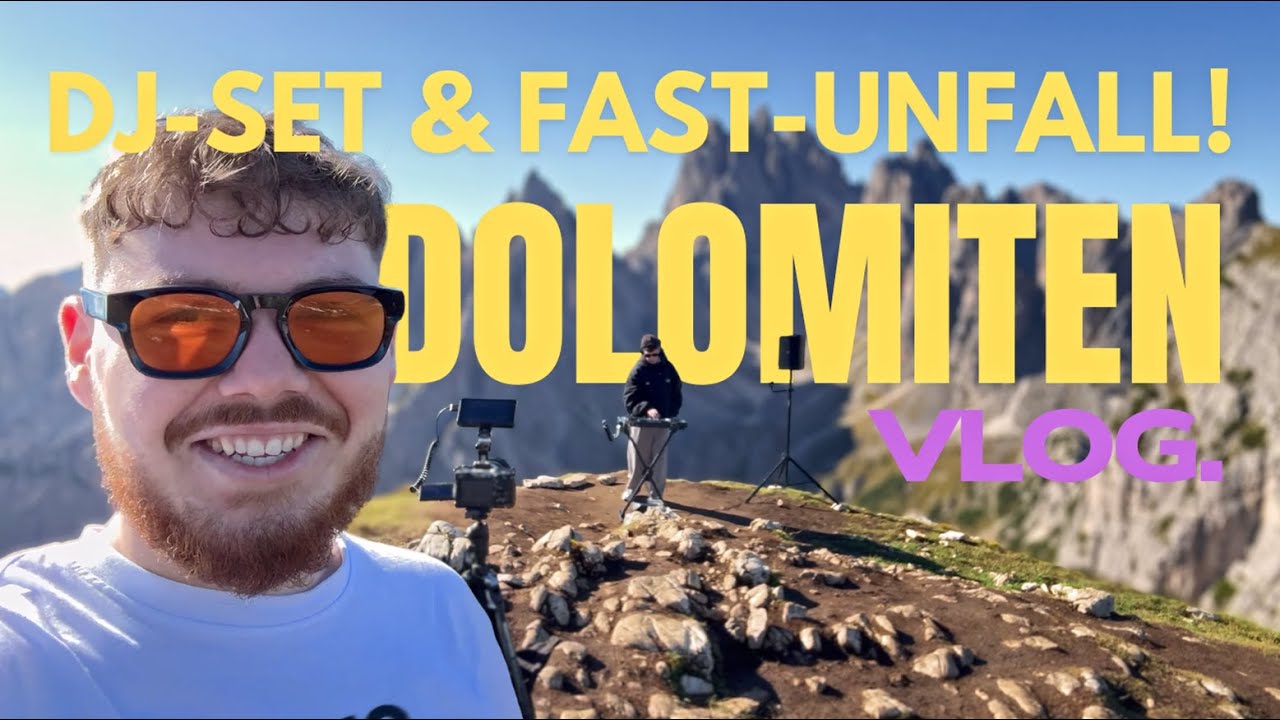DJ-SET in den DOLOMITEN 🎧 – Fast-Unfall auf dem Hinweg! 😱🏔️ | CHUMM MIT! #29  @manaawa.project