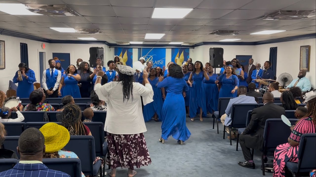 The Sanctuary of Praise Choir Singing - I Love to Call Him by Vincent Bohanan & SOV