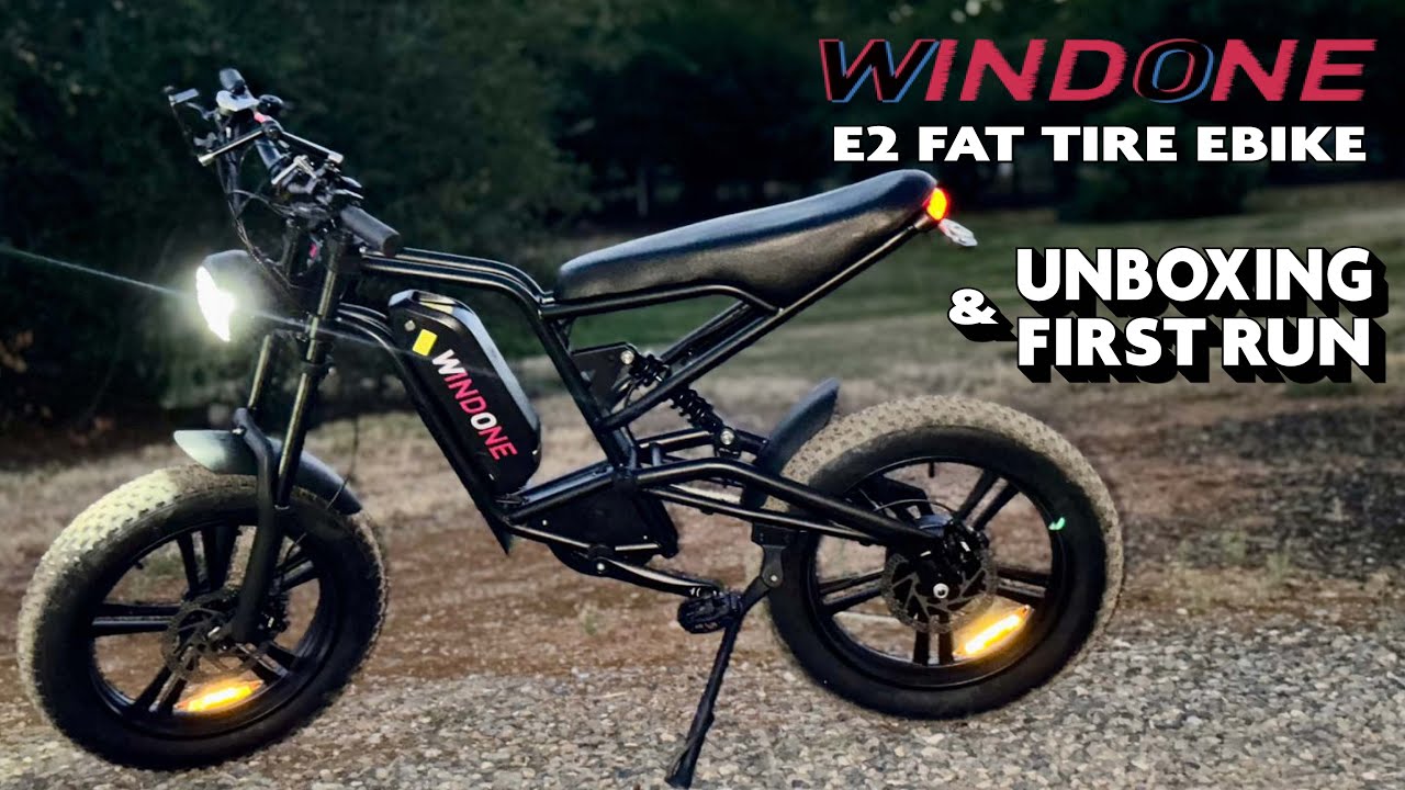 Windone E2 Fat Tire eBike Unboxing & First Run🚴🏽‍♂️🏆