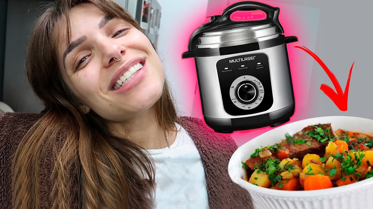 minha *MELHOR AQUISIÇÃO* do ANO ! TESTEI a PANELA de PRESSÃO ELÉTRICA