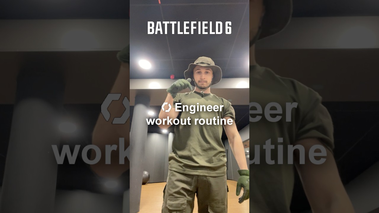 BATTLEFIELD 6 ENGINEER WORKOUT #battlefield6 #bf6