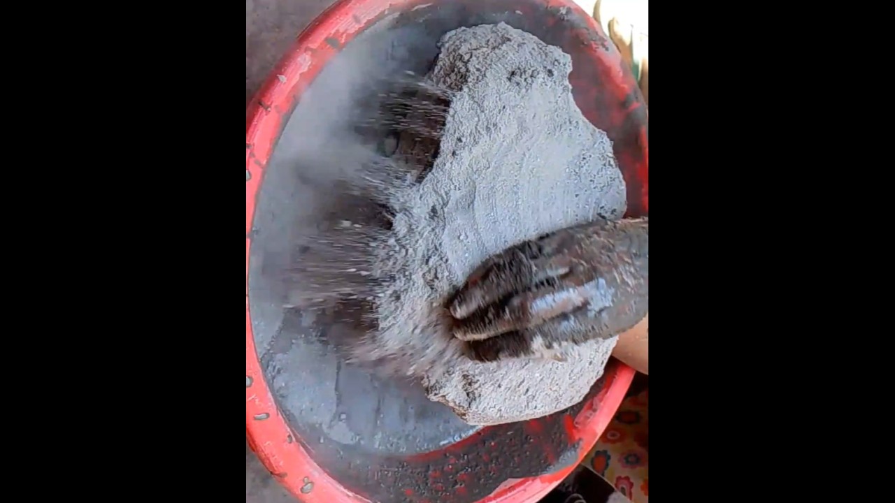 Very Big Chunks #black #cement #asmr