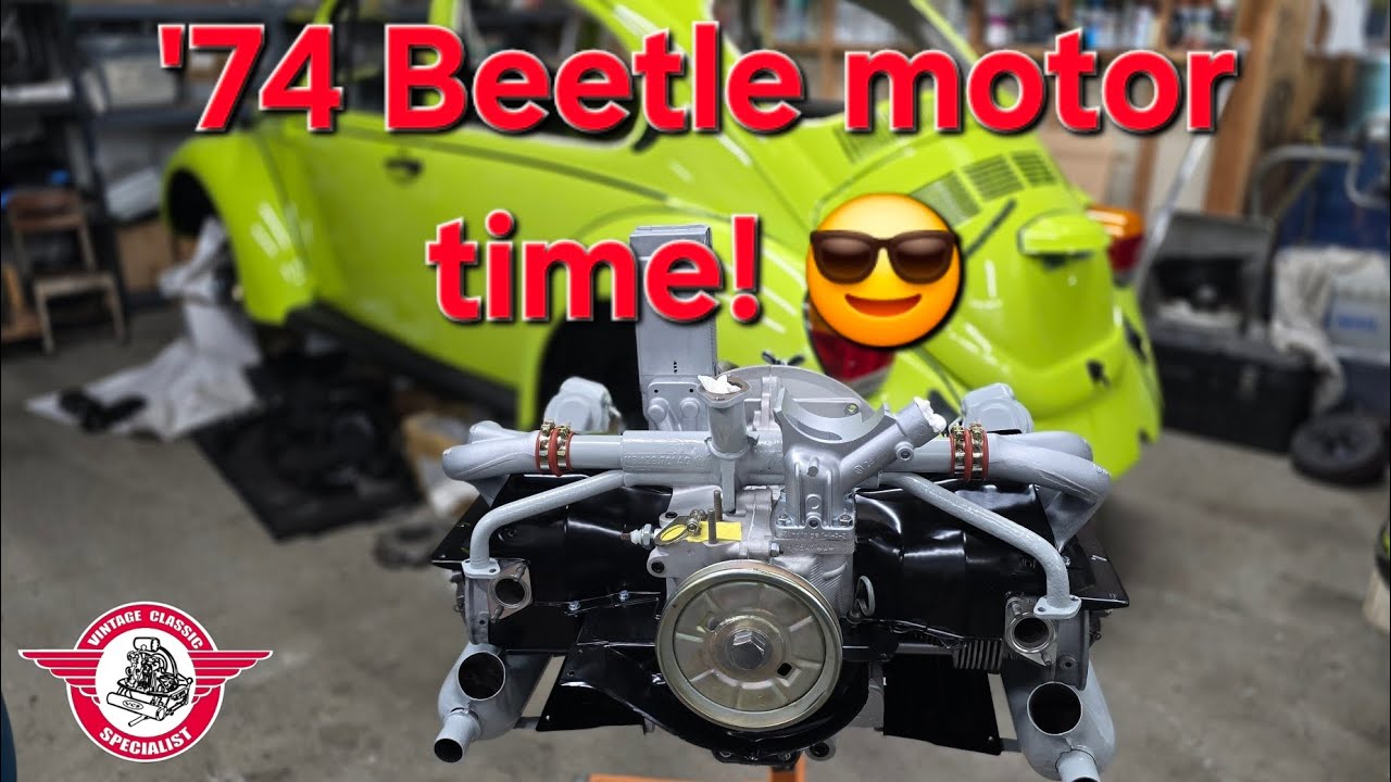 VCS Vintage VW Restoration shop daily update, Episode 614, the 1776cc 74 Beetle motor going together