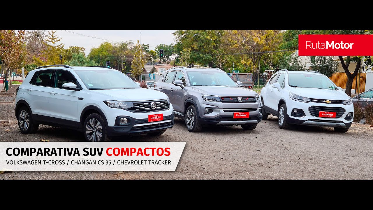 [Comparativa Rutamotor] SUV compactos - Chevrolet Tracker vs Changan CS35 Plus vs Volkswagen T-Cross