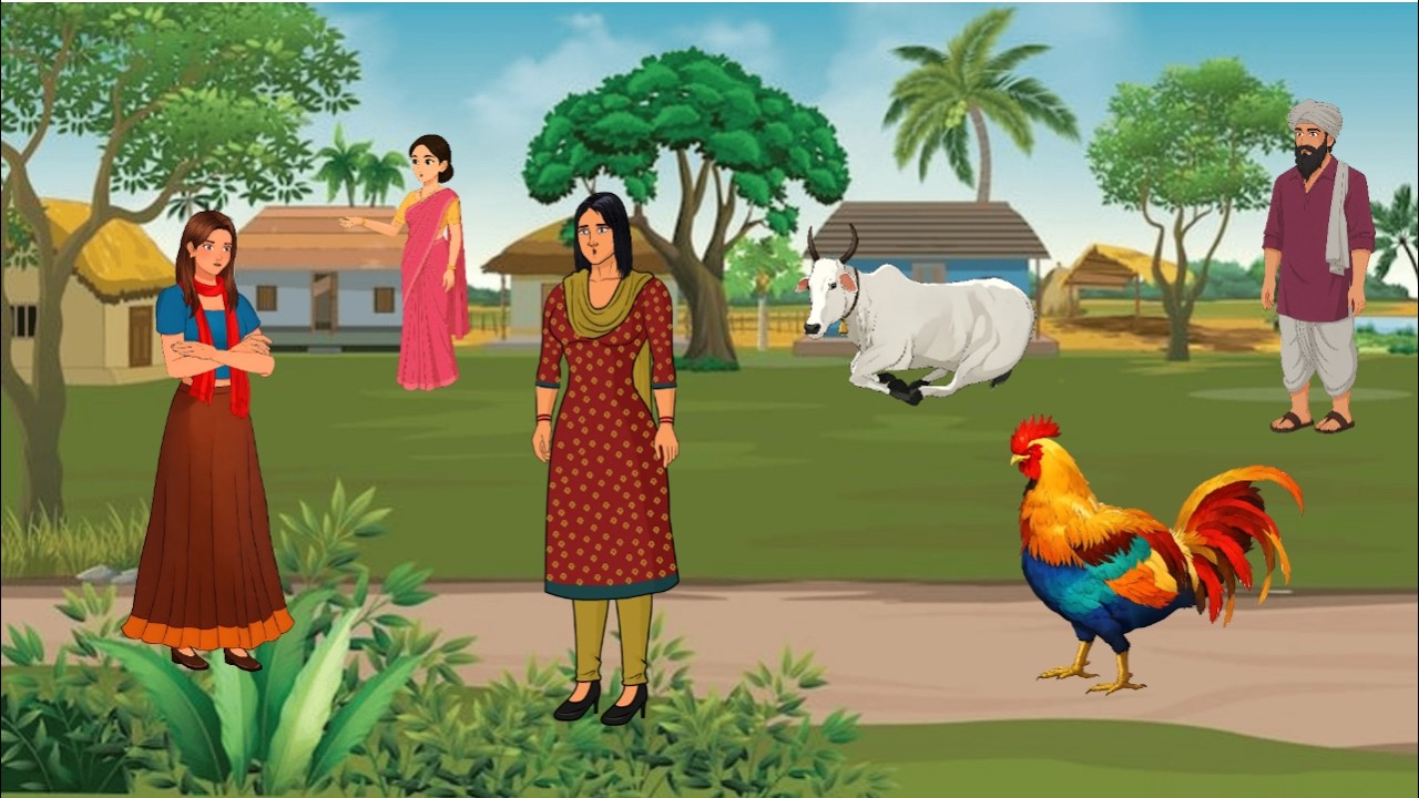 दो सुंदर बहने | Do bahane kaise badli gaav ki kismat | acchi soch ki shakti | hindi stories |