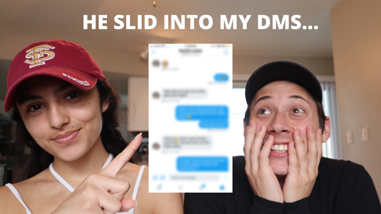 READING OUR FIRST DMS TO EACH OTHER (SO FUNNY)