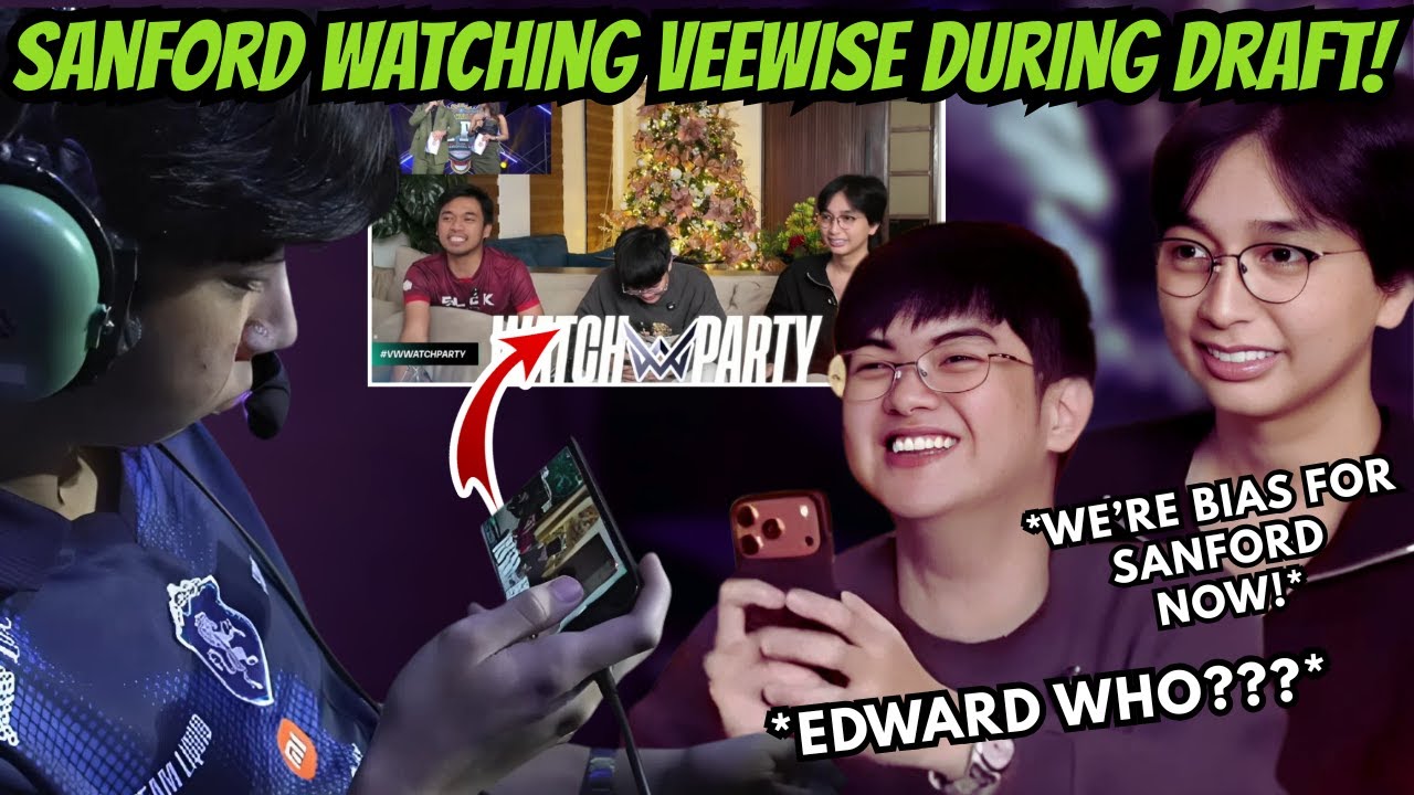 Veenus And Wise Reacts To Sanford Getting Caught Watching Their Stream Before Drafting In MPL PH!