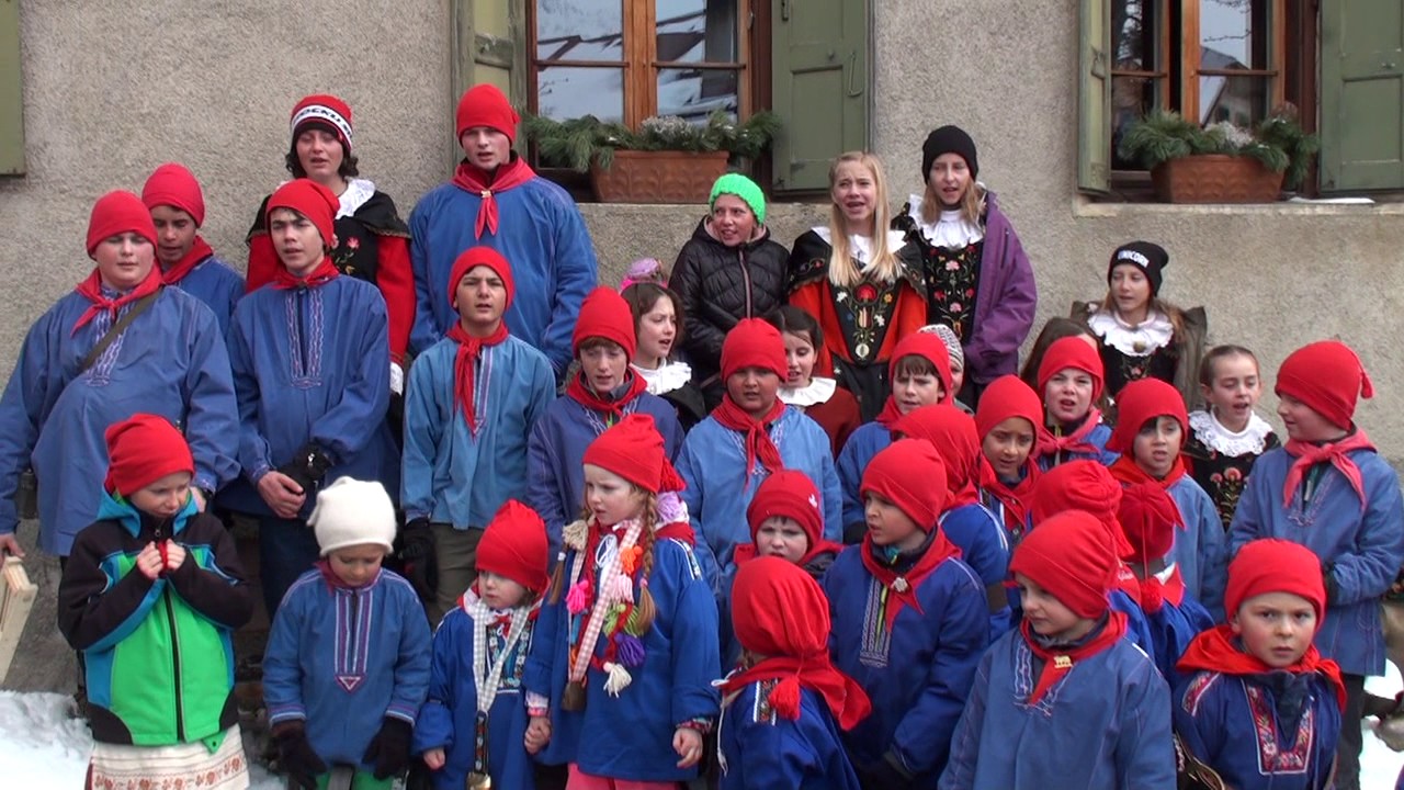Chalandamarz in Guarda / Unterengadin, 01.03.2017
