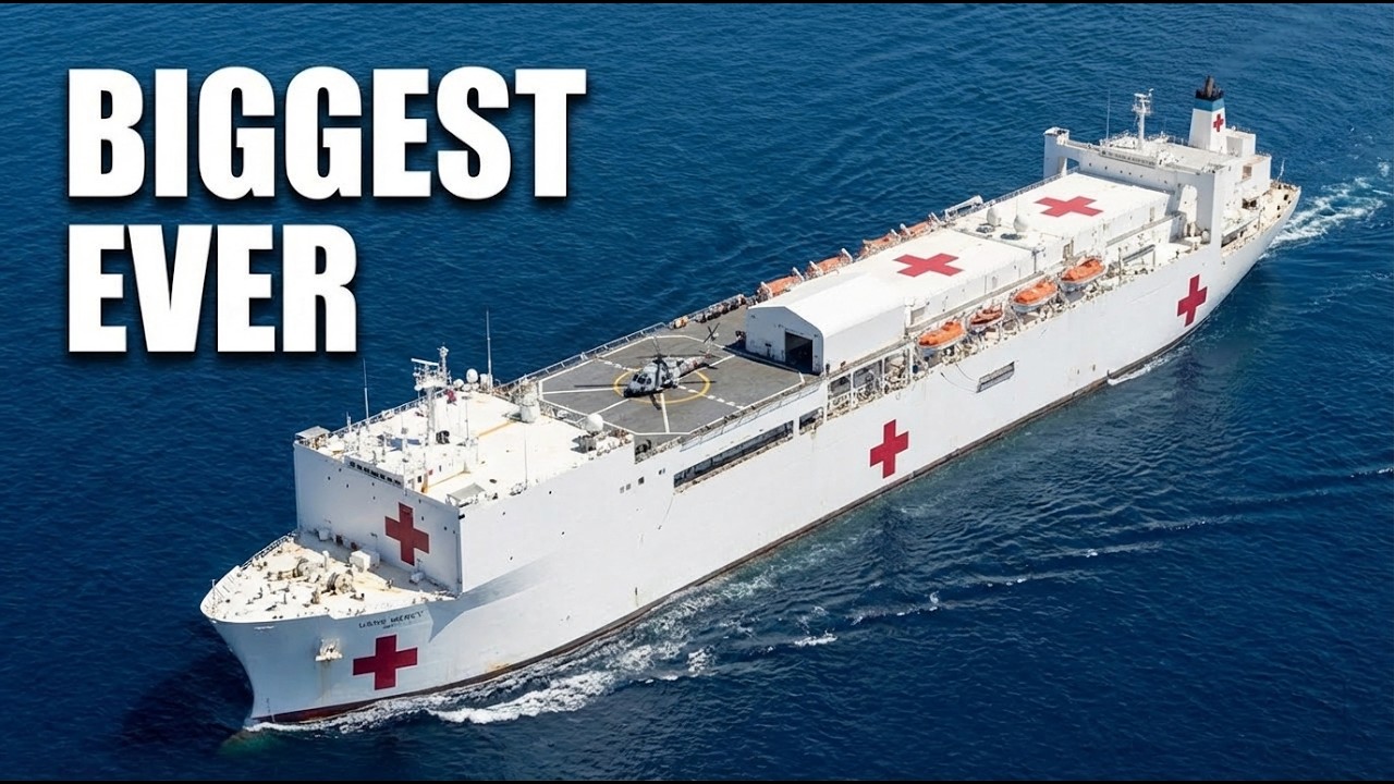 Inside The Largest $500M Hospital Ship in The US Navy