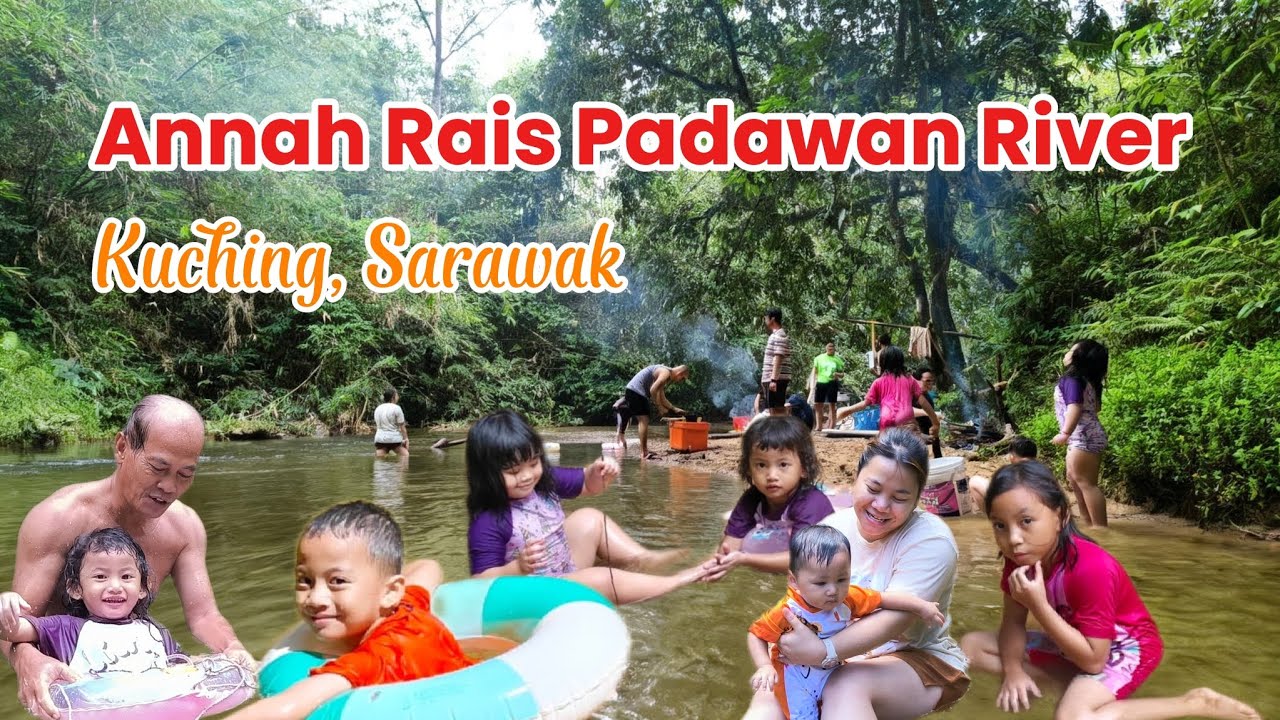‼️RAINY DAY PICNIC‼️ Wiban's Family Picnic at Annah Rais River | Kuching, Sarawak