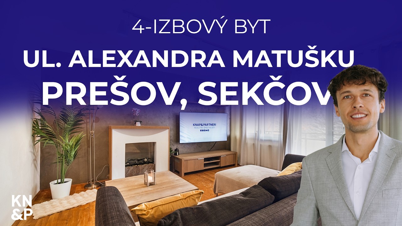 PRIESTRANNÝ 4 IZBOVÝ BYT S MODERNOU DISPOZIČNOU ZMENOU, PREŠOV, SEKČOV