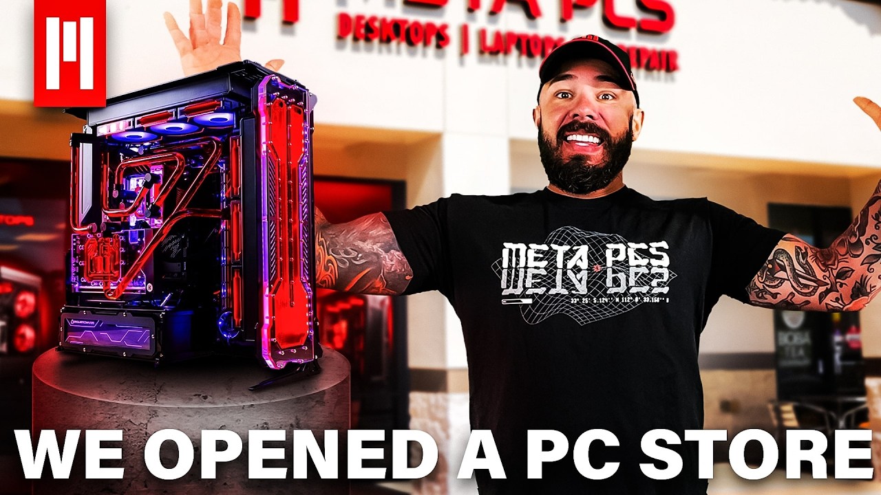 WE OPENED A PC STORE!