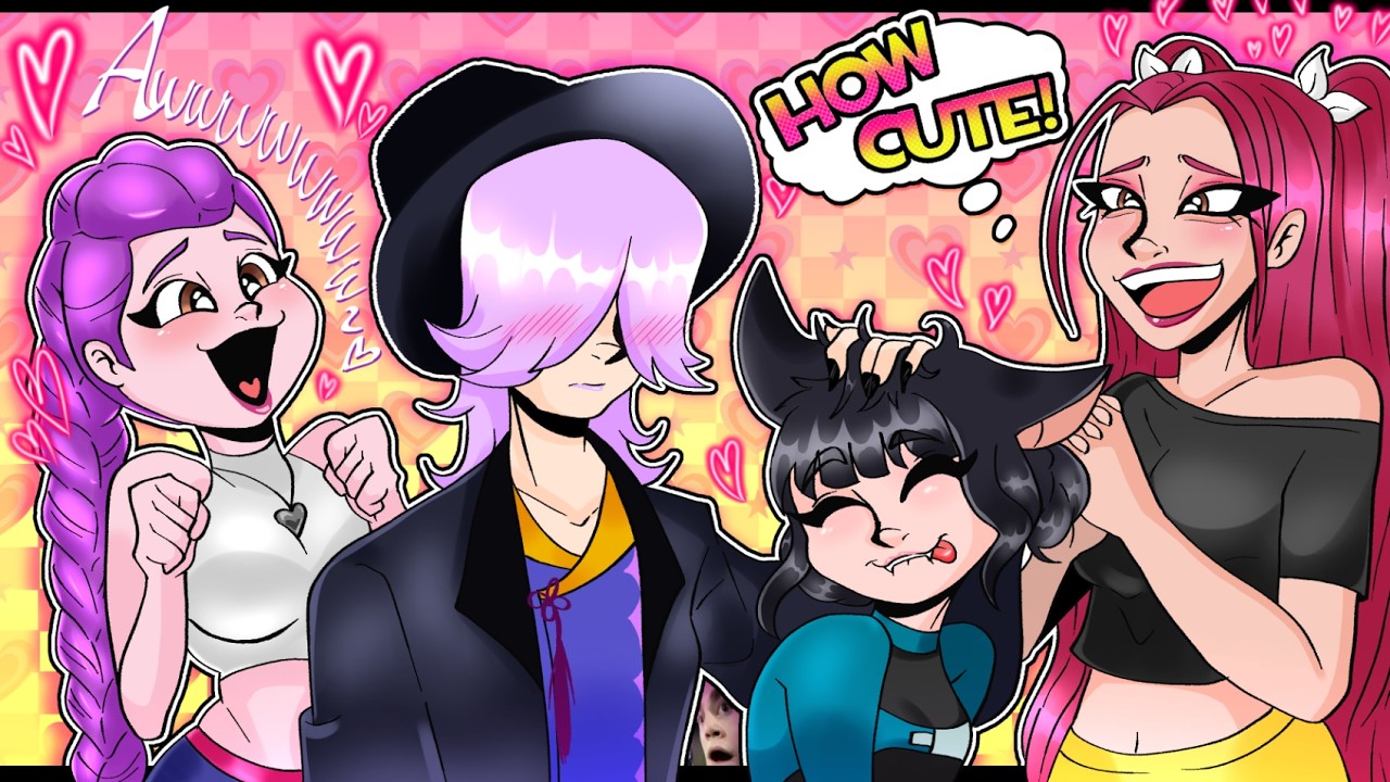 Rumi & Mira Fall for Demon Duo Mystery & Zoey 💘 | Rumi X Jinu | KPop Demon Hunters | COMIC DUB