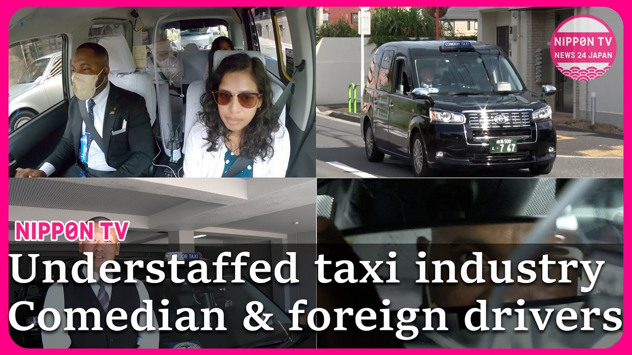 Japan's decreasing population : Taxi industry turns to foreign workers and comedians