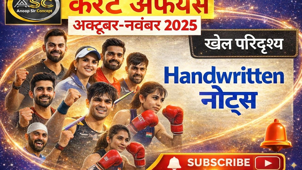 CURRENT AFFAIRS,OCTOBER NOVEMBER 2025