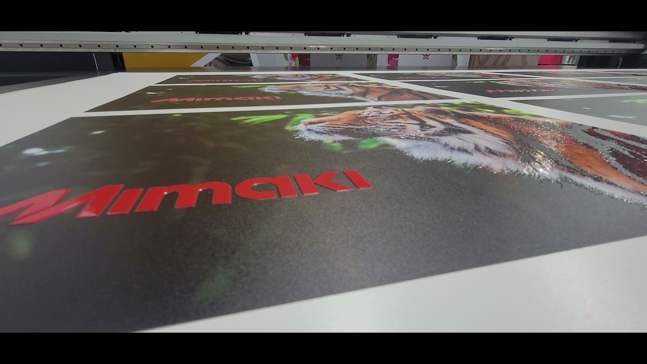 Mimaki JFX 200 textured prints.
