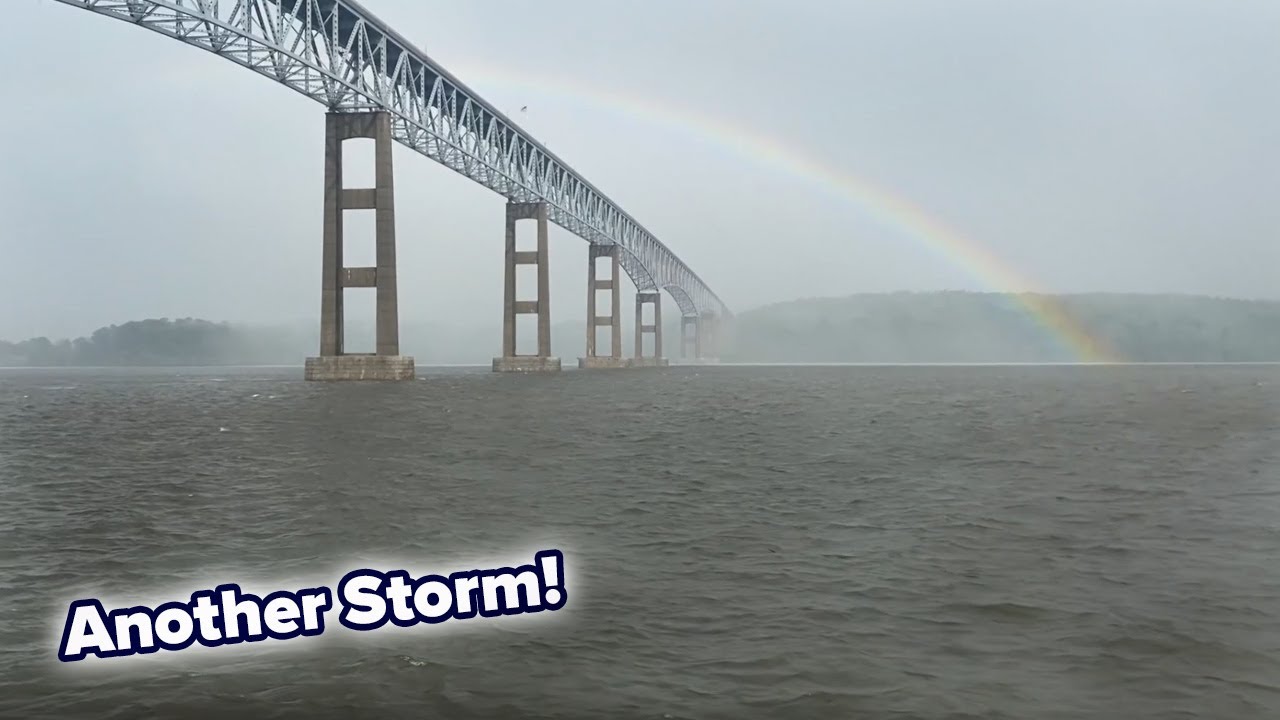 Caught in ANOTHER Storm! America's Great Loop: Hudson, NY - Waterford, NY | Ep.11