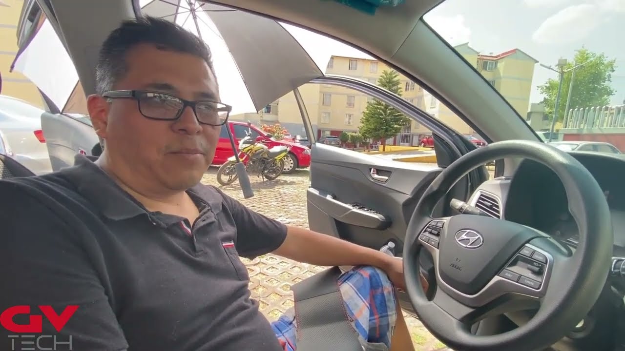 Instalación de funda para volante de Hyundai Accent 2021