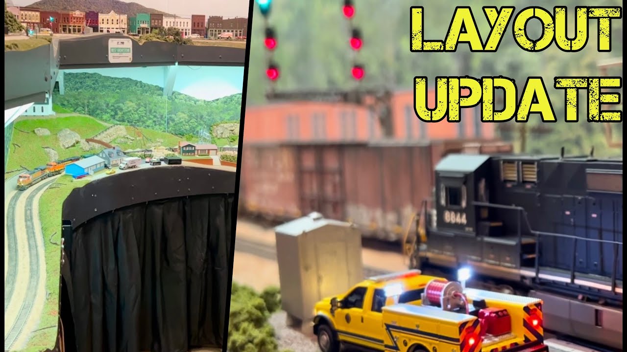 Layout Update 2024 - CTC Signals, Scenery, & Layout Skirting