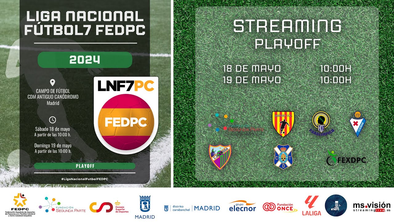 LIGA NACIONAL FÚTBOL 7 FEDPC 2024 - PLAYOFF: FINAL // HÉRCULES VS FUNDACIÓN SEGUNDA PARTE