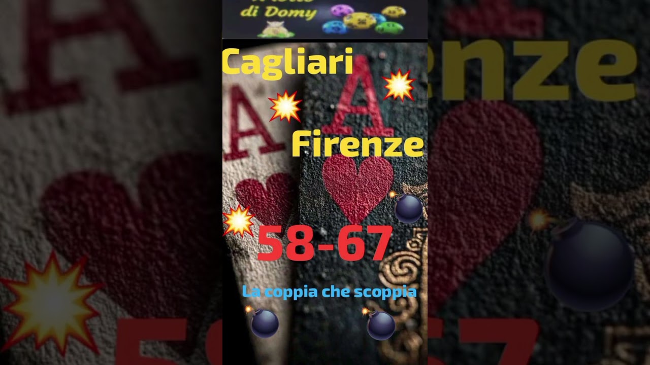 Tranquilli super regalone su Cagliari Firenze @lottoDomy