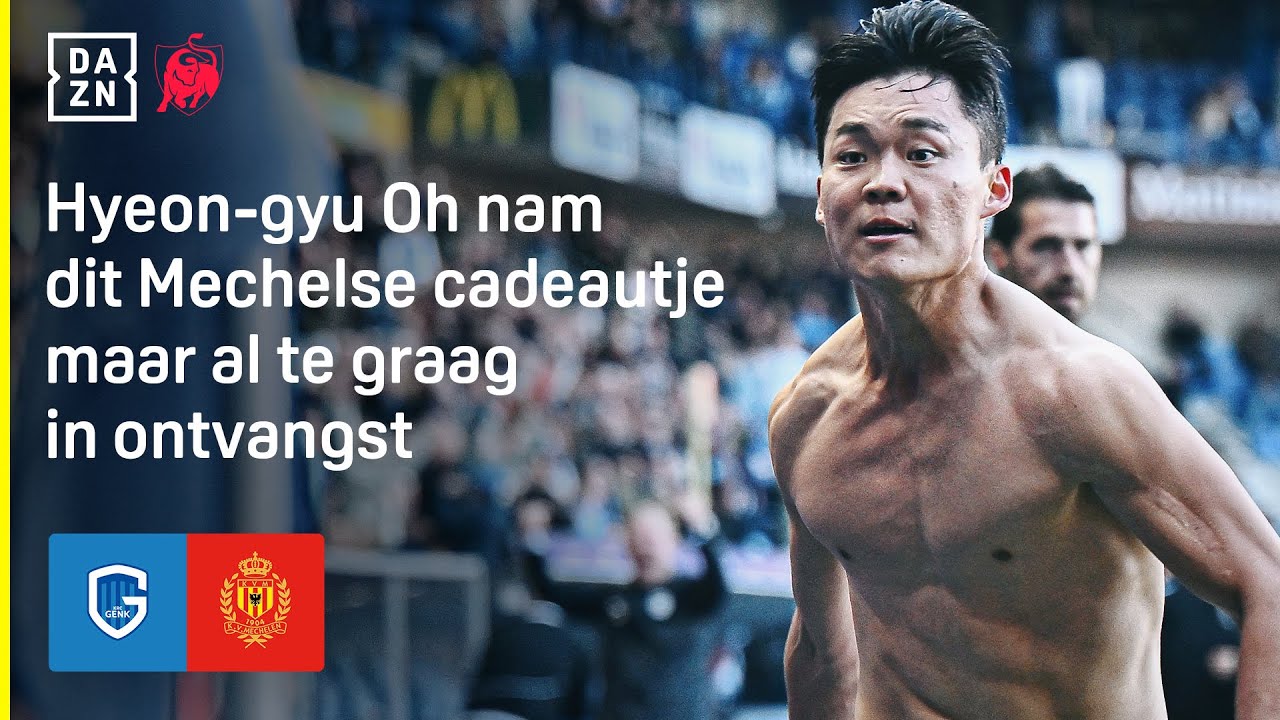 Hyeon-Gyu Oh doet de wedstrijd 180 graden draaien! 🔄🔵  | KRC Genk vs. KV Mechelen